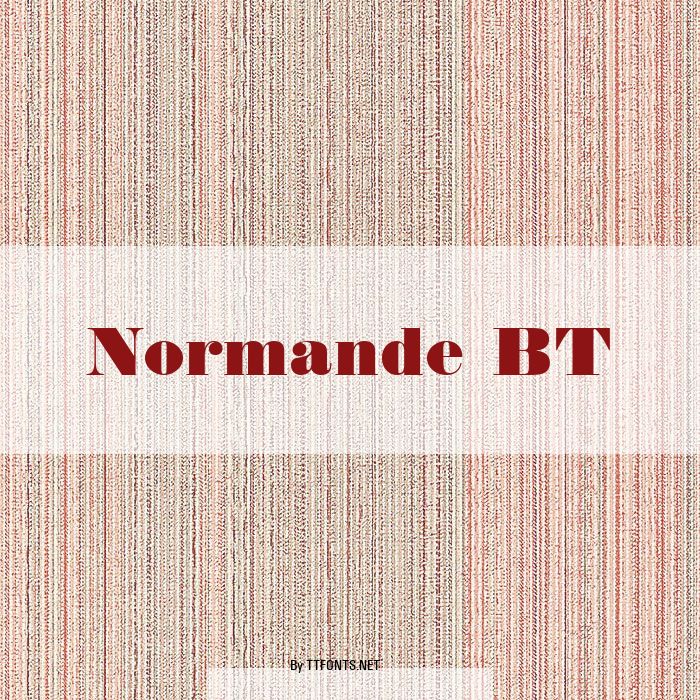 Normande BT example